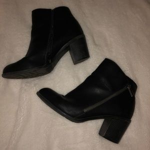 Black Heeled Booties